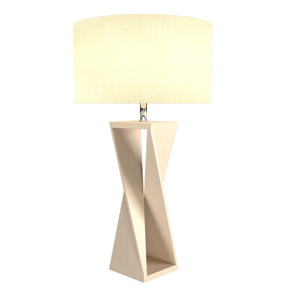 Accord Lighting - One Light Table Lamp - Spin - Organic Cappuccino- Union Lighting Luminaires Decor