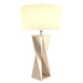 Accord Lighting - One Light Table Lamp - Spin - Organic Cappuccino- Union Lighting Luminaires Decor