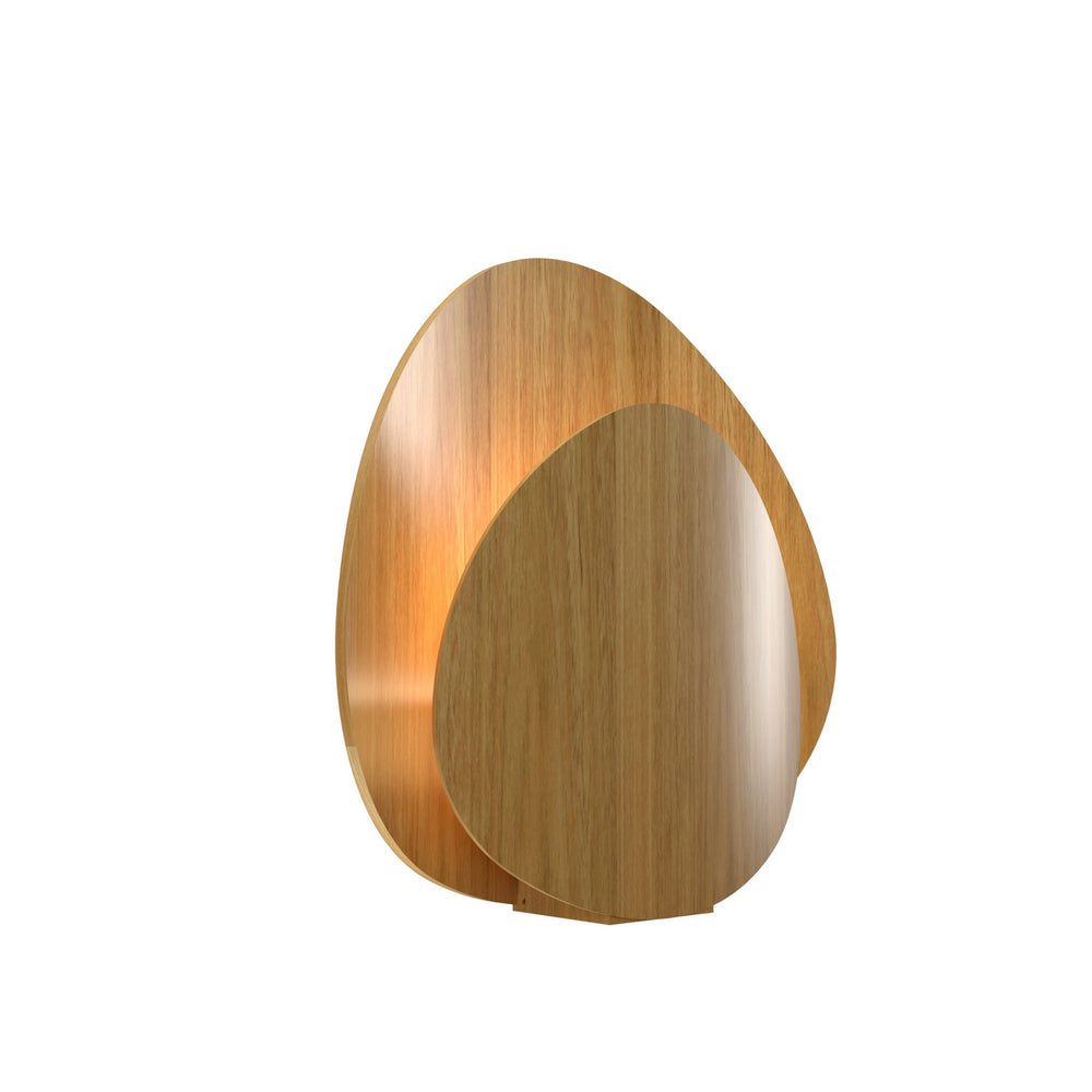 Accord Lighting - One Light Table Lamp - Leaf - Louro Freijo- Union Lighting Luminaires Decor
