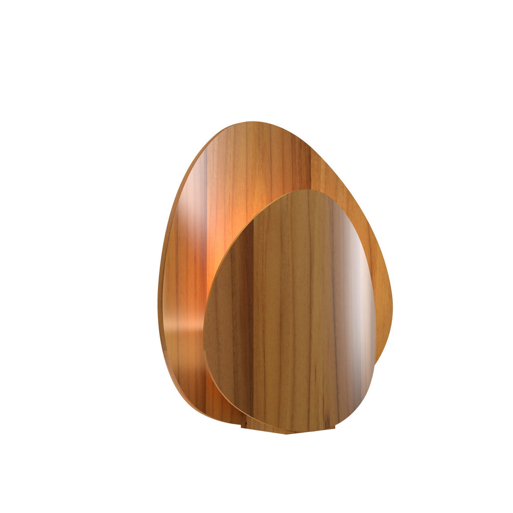 Accord Lighting - One Light Table Lamp - Leaf - Teak- Union Lighting Luminaires Decor