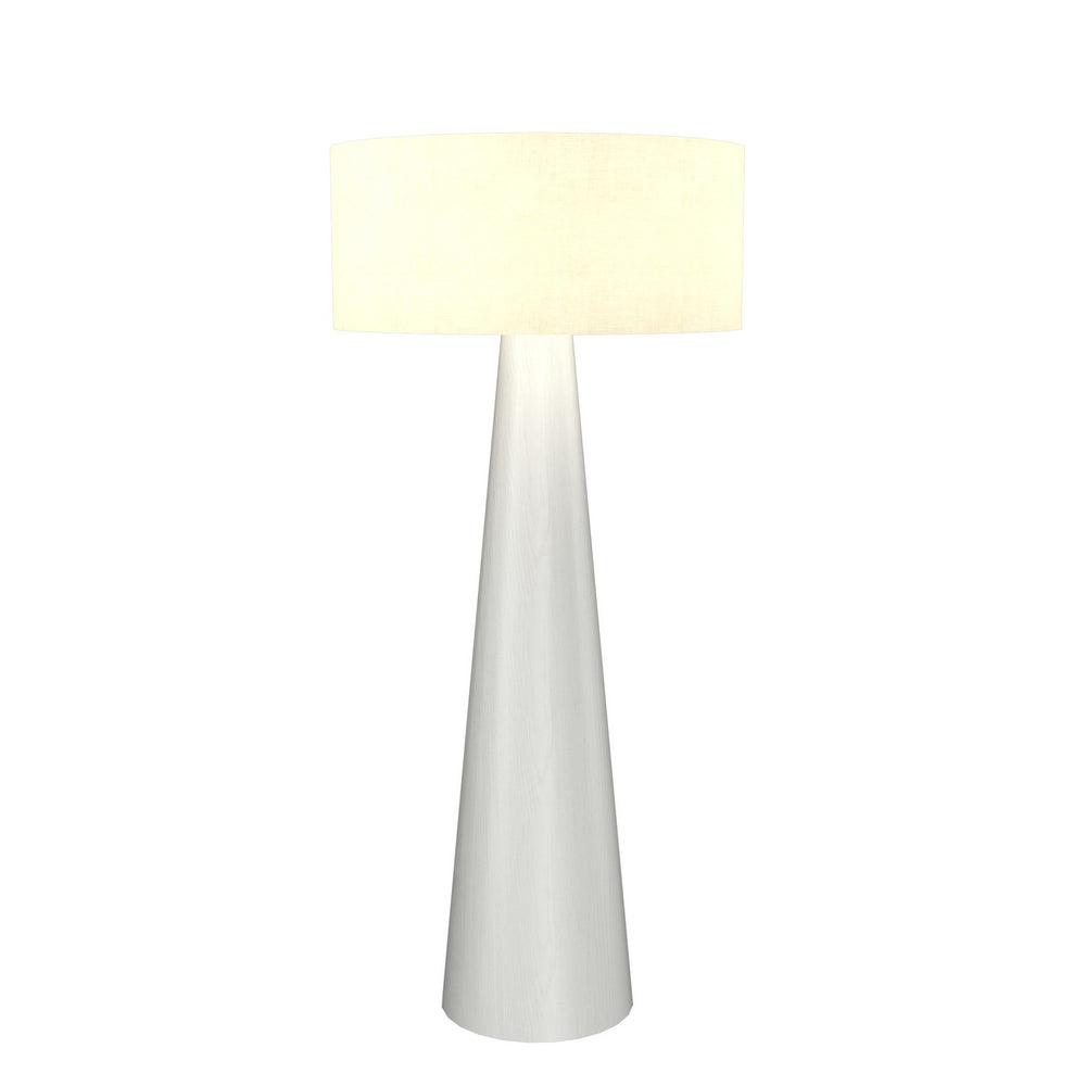 Accord Lighting - One Light Floor Lamp - Conical - Organic White- Union Lighting Luminaires Decor