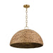 Visual Comfort Studio Canada - Three Light Pendant - Cay - Burnished Brass- Union Lighting Luminaires Decor