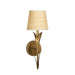 Regina Andrew Canada - One Light Wall Sconce - River Reed - Antique Gold Leaf- Union Lighting Luminaires Decor