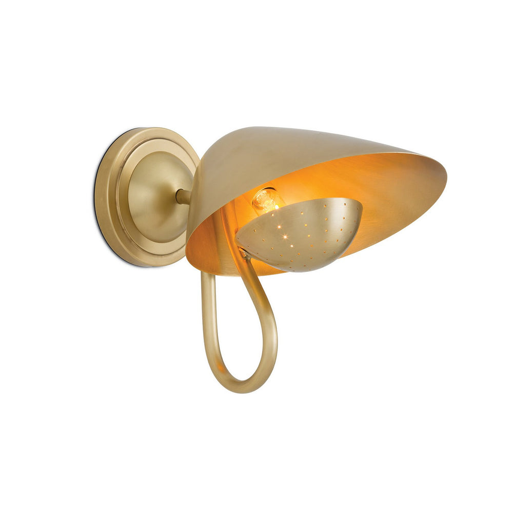 Regina Andrew Canada - One Light Wall Sconce - Keaton - Natural Brass- Union Lighting Luminaires Decor