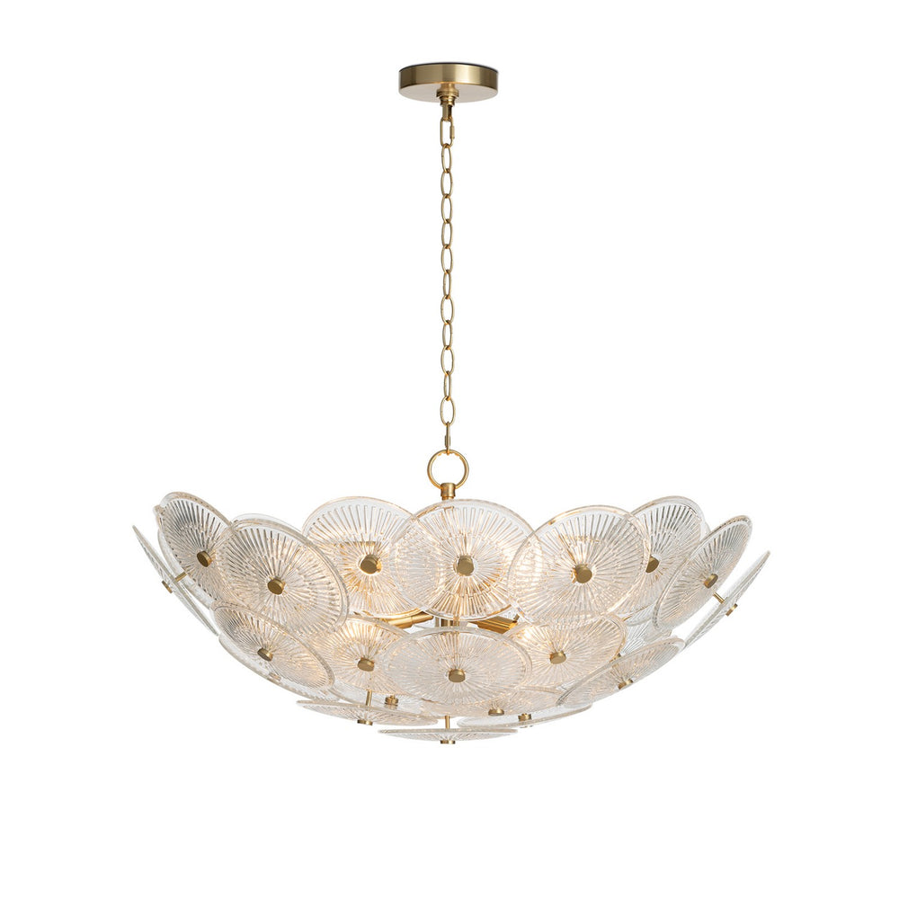 Regina Andrew Canada - Nine Light Chandelier - Holly - Clear- Union Lighting Luminaires Decor