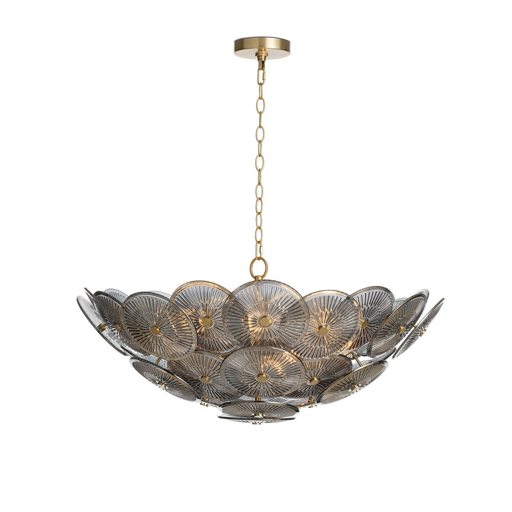 Regina Andrew Canada - Nine Light Chandelier - Holly - Smoke- Union Lighting Luminaires Decor