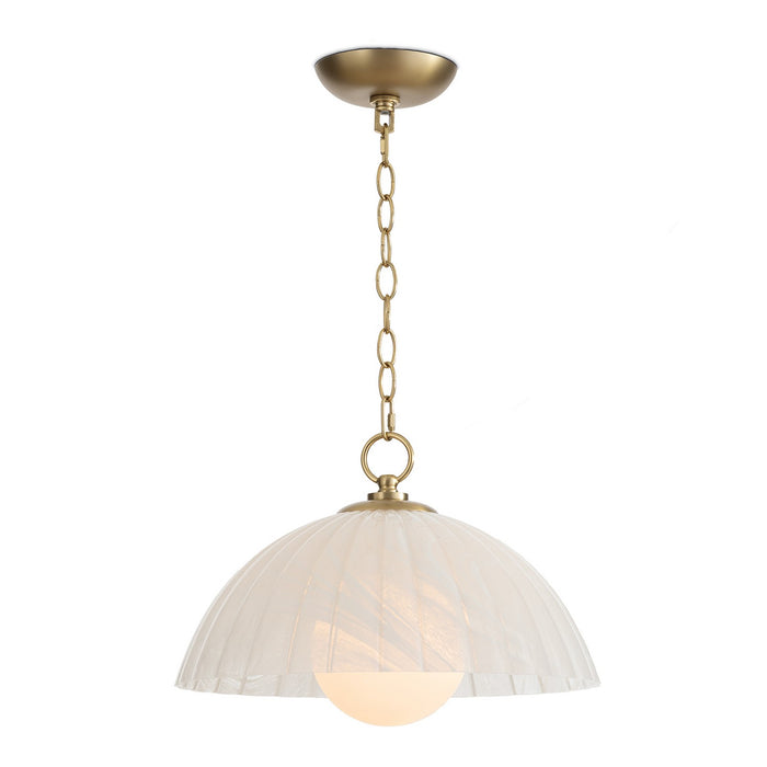 Regina Andrew Canada - One Light Pendant - Dariel - White- Union Lighting Luminaires Decor
