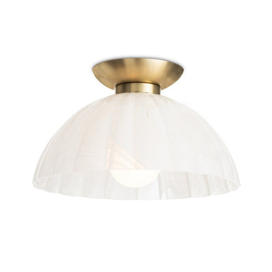 Regina Andrew Canada - One Light Flush Mount - Dariel - White- Union Lighting Luminaires Decor