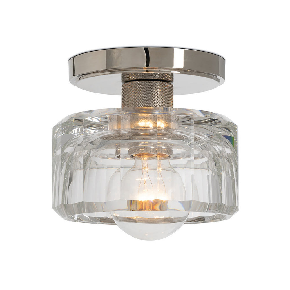 Regina Andrew Canada - One Light Flush Mount - Bijoux - Nickel- Union Lighting Luminaires Decor