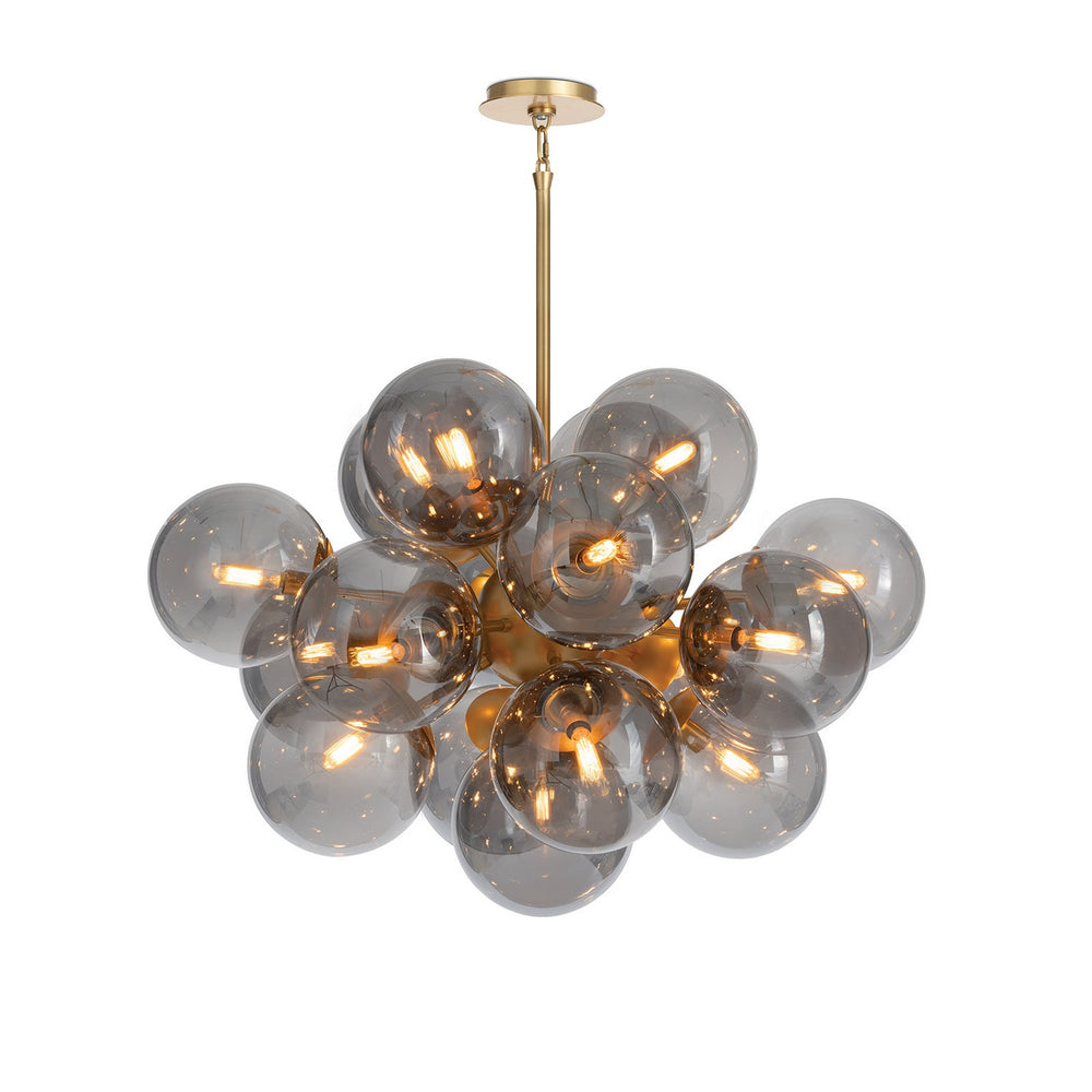 Regina Andrew Canada - 17 Light Chandelier - Shine - Natural Brass- Union Lighting Luminaires Decor