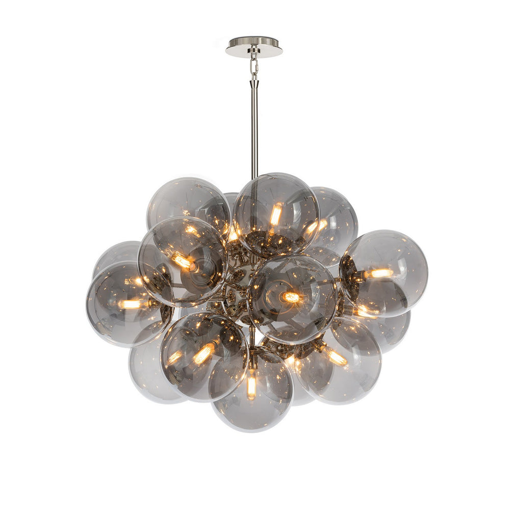Regina Andrew Canada - 17 Light Chandelier - Shine - Polished Nickel- Union Lighting Luminaires Decor