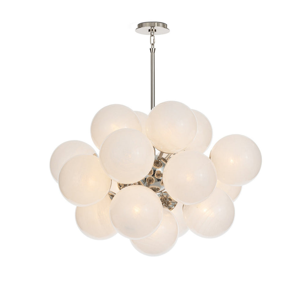 Regina Andrew Canada - 17 Light Chandelier - Shine - Polished Nickel- Union Lighting Luminaires Decor