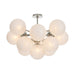 Regina Andrew Canada - 13 Light Flush Mount - Shine - Polished Nickel- Union Lighting Luminaires Decor