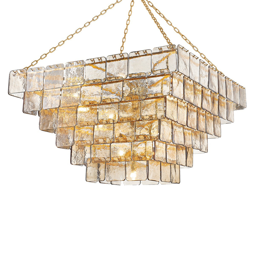 Corbett Lighting Canada - 29 Light Chandelier - Regal - Vintage Gold Leaf- Union Lighting Luminaires Decor