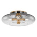 Troy Lighting Canada - Three Light Flush Mount - Gunner - Patina Brass- Union Lighting Luminaires Decor