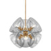 Troy Lighting Canada - Six Light Pendant - Salix - Patina Brass- Union Lighting Luminaires Decor