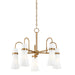 Troy Lighting Canada - Five Light Chandelier - Maple - Patina Brass- Union Lighting Luminaires Decor