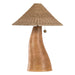 Troy Lighting Canada - One Light Table Lamp - Seyla - Patina Brass/Ceramic Ancient Terracotta- Union Lighting Luminaires Decor