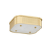 Hudson Valley Canada - LED Flush Mount - Madison Square - Aged Brass- Union Lighting Luminaires Decor