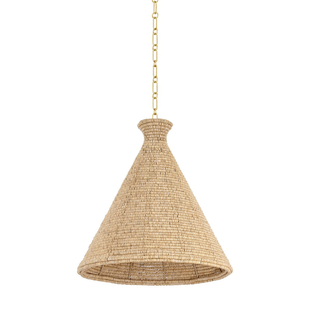 Hudson Valley Canada - One Light Pendant - Tallman - Vintage Gold Leaf- Union Lighting Luminaires Decor