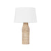 Hudson Valley Canada - One Light Table Lamp - Medina - Aged Brass/Ceramic Basketweave- Union Lighting Luminaires Decor