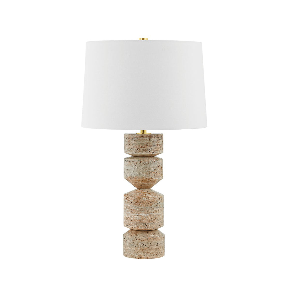 Hudson Valley Canada - One Light Table Lamp - Galeville - Aged Brass- Union Lighting Luminaires Decor