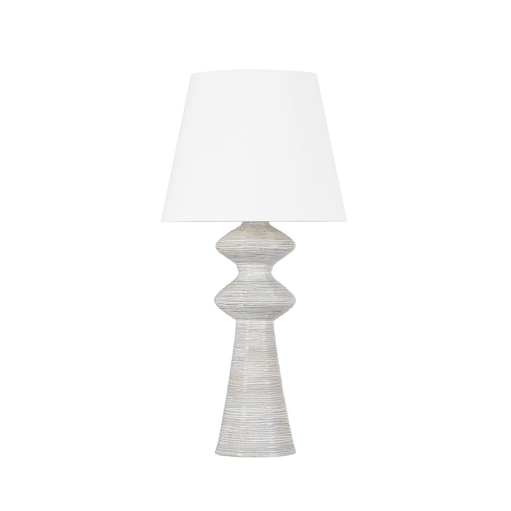 Hudson Valley Canada - One Light Table Lamp - Steinway - Aged Brass/Ceramic Snowbank- Union Lighting Luminaires Decor