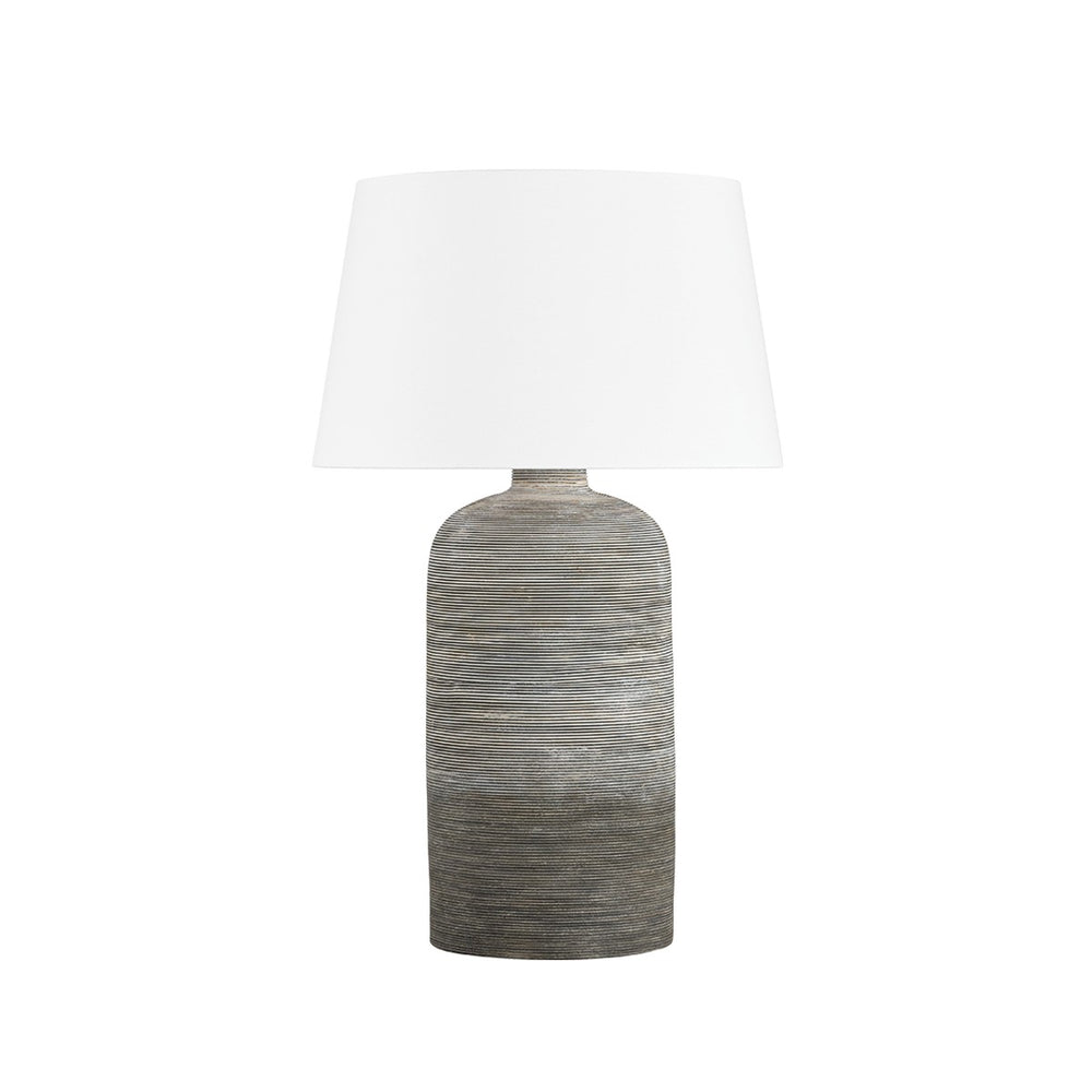 Hudson Valley Canada - One Light Table Lamp - Sutton Manor - Aged Brass/Ceramic Cream Shadow- Union Lighting Luminaires Decor