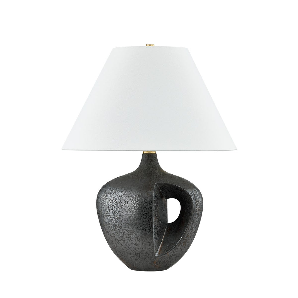 Hudson Valley Canada - One Light Table Lamp - Avenel - Aged Brass/Ceramic Reactive Bronze- Union Lighting Luminaires Decor