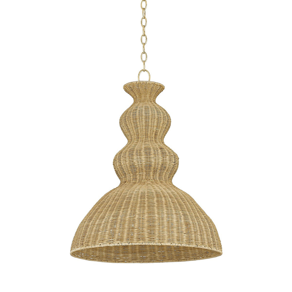 Mitzi Canada - One Light Pendant - Mayla - Aged Brass- Union Lighting Luminaires Decor