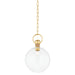 Mitzi Canada - One Light Pendant - Catrine - Aged Brass- Union Lighting Luminaires Decor