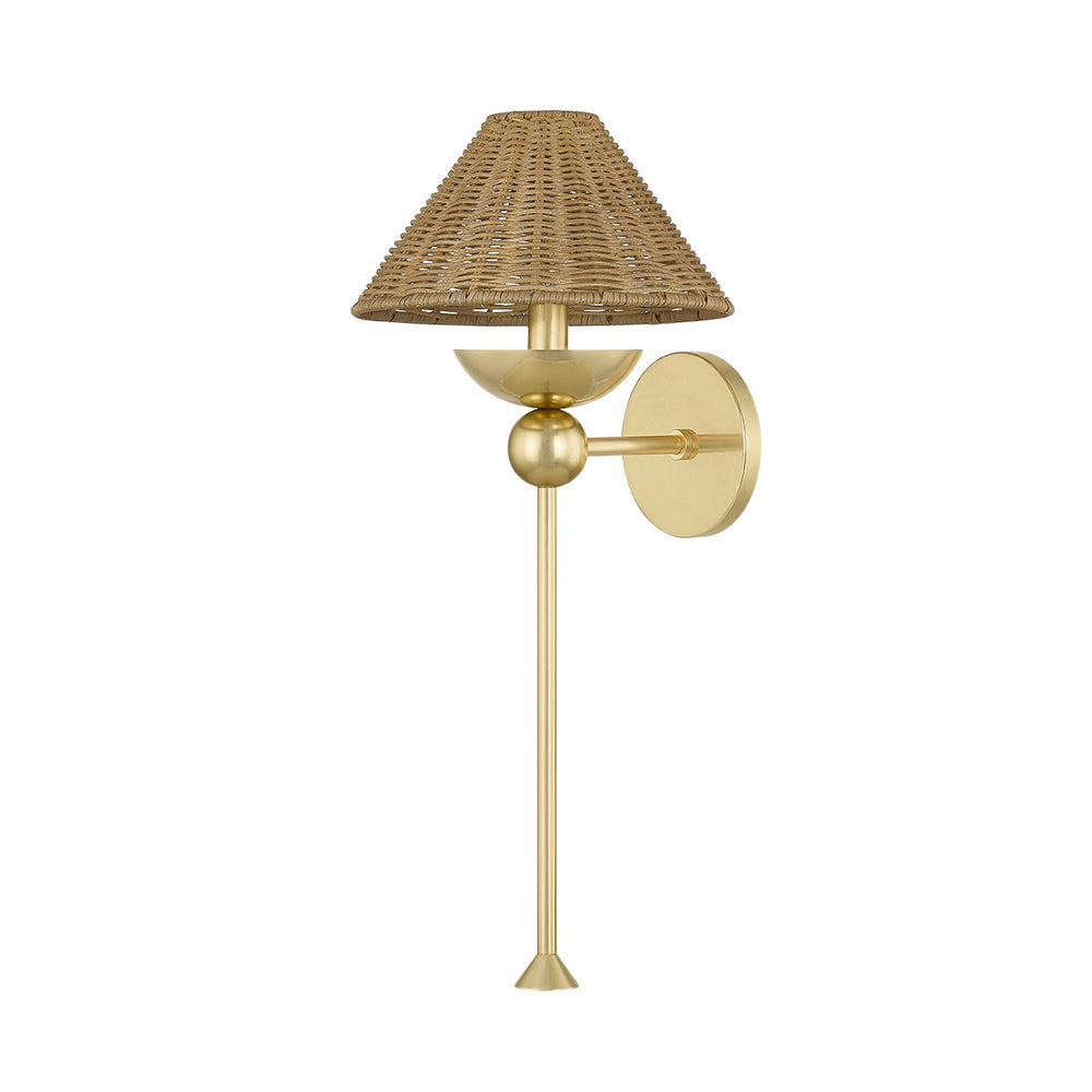 Mitzi Canada - One Light Wall Sconce - Perilla - Aged Brass- Union Lighting Luminaires Decor