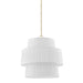 Mitzi Canada - One Light Pendant - Rya - Aged Brass- Union Lighting Luminaires Decor