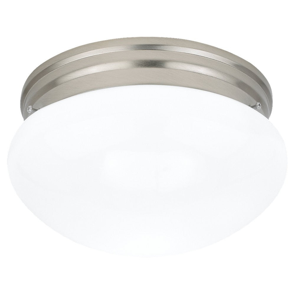 Generation Lighting Canada - Two Light Flush Mount - Webster - Brushed Nickel- Union Lighting Luminaires Decor