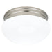 Generation Lighting Canada - Two Light Flush Mount - Webster - Brushed Nickel- Union Lighting Luminaires Decor
