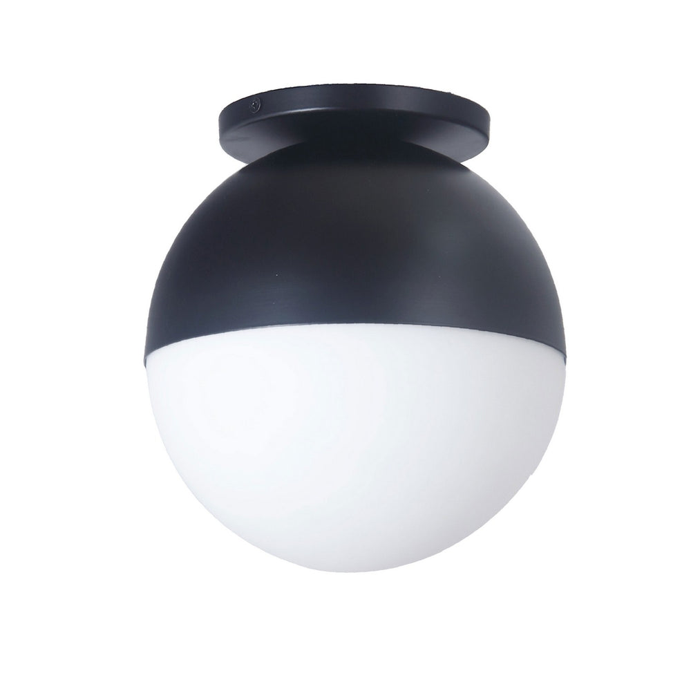 Dainolite Canada - One Light Flush Mount - Dayana - Matte Black- Union Lighting Luminaires Decor