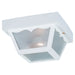 Generation Lighting Canada - One Light Outdoor Flush Mount - Outdoor Ceiling - White- Union Lighting Luminaires Decor