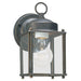 Generation Lighting Canada - One Light Outdoor Wall Lantern - New Castle - Antique Bronze- Union Lighting Luminaires Decor