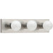 Generation Lighting Canada - Three Light Wall / Bath - Center Stage - Brushed Stainless- Union Lighting Luminaires Decor