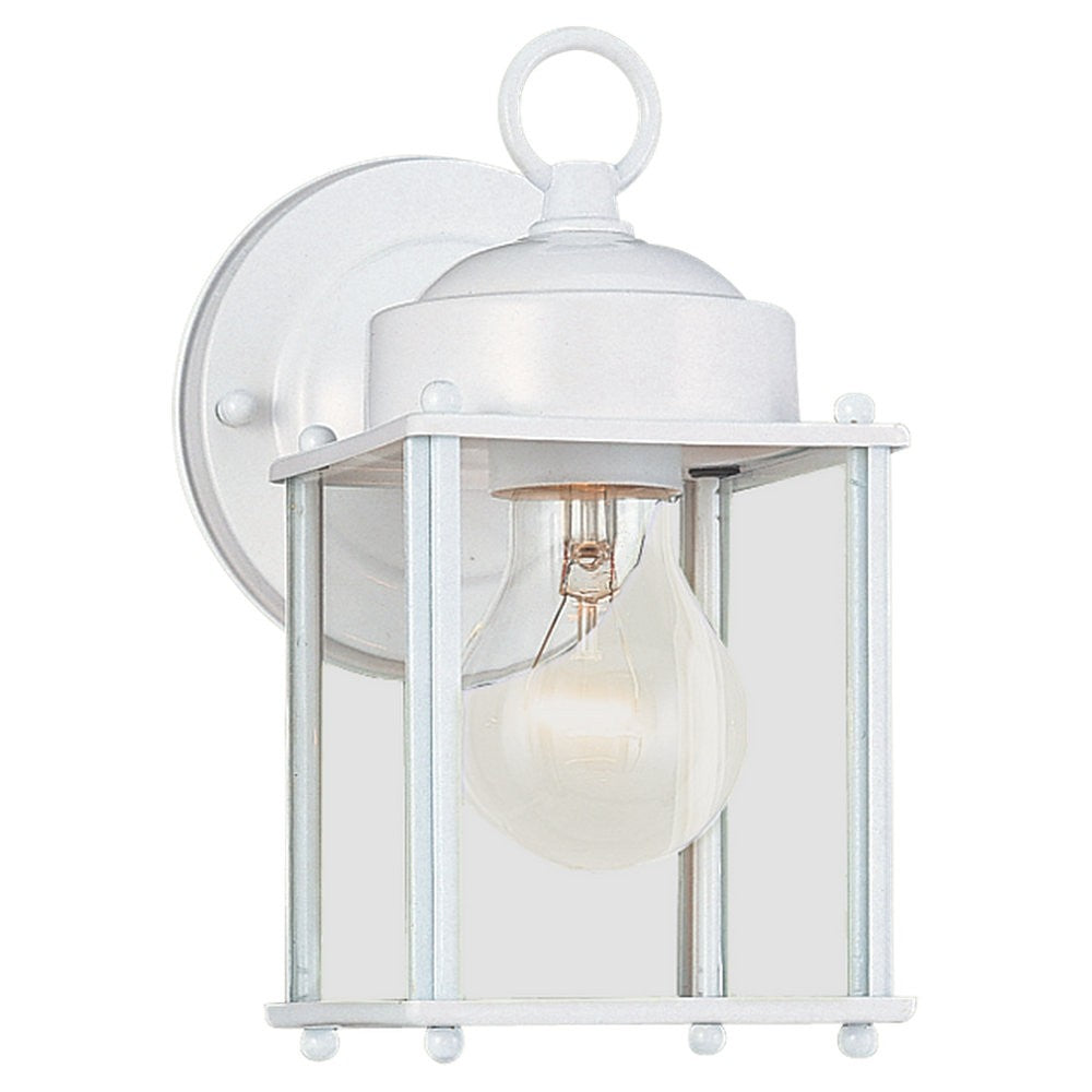 Generation Lighting Canada - One Light Outdoor Wall Lantern - New Castle - White- Union Lighting Luminaires Decor