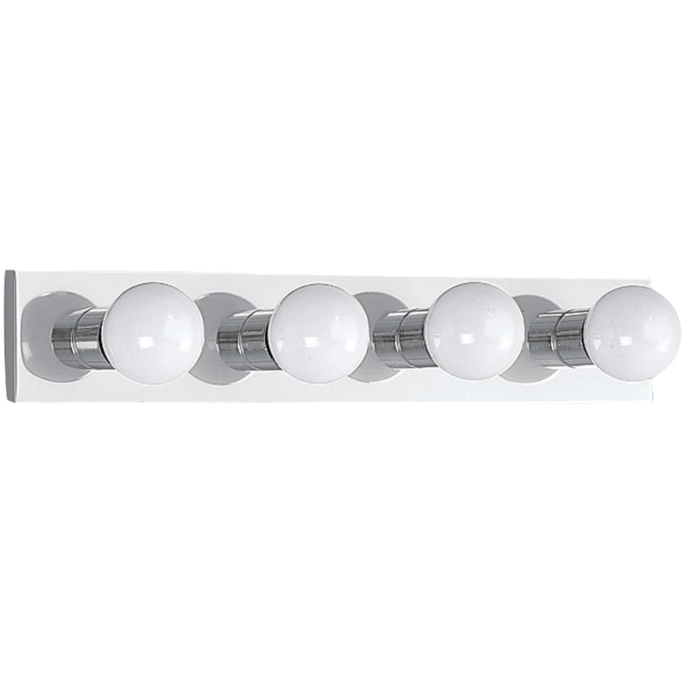 Generation Lighting Canada - Four Light Wall / Bath - Center Stage - Chrome- Union Lighting Luminaires Decor