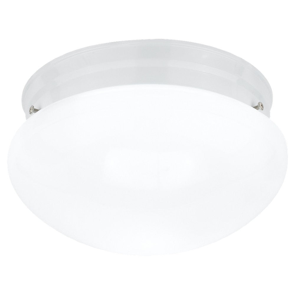 Generation Lighting Canada - One Light Flush Mount - Webster - White- Union Lighting Luminaires Decor