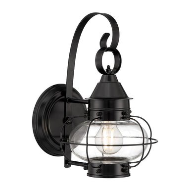 ELK Home - One Light Outdoor Wall Sconce - Cottage Onion - Black- Union Lighting Luminaires Decor