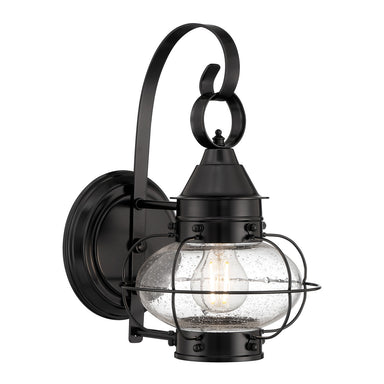 ELK Home - One Light Outdoor Wall Sconce - Cottage Onion - Black- Union Lighting Luminaires Decor