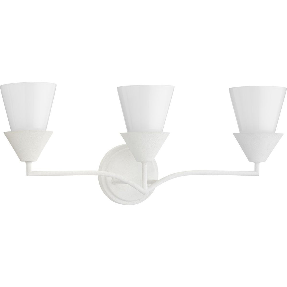 Progress Canada - Three Light Bath - Pinellas - White Plaster- Union Lighting Luminaires Decor