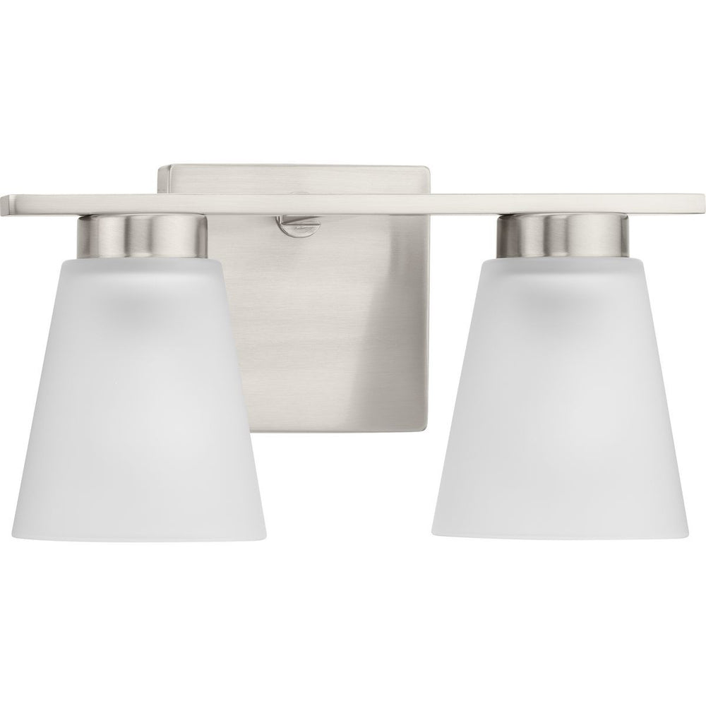 Progress Canada - Two Light Bath - Tanner - Brushed Nickel- Union Lighting Luminaires Decor