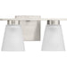 Progress Canada - Two Light Bath - Tanner - Brushed Nickel- Union Lighting Luminaires Decor