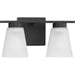 Progress Canada - Two Light Bath - Tanner - Matte Black- Union Lighting Luminaires Decor