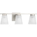 Progress Canada - Three Light Bath - Tanner - Brushed Nickel- Union Lighting Luminaires Decor