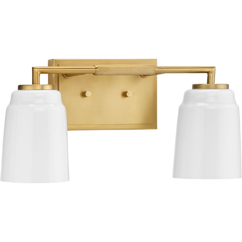 Progress Canada - Two Light Bath - Spenser - Brushed Gold- Union Lighting Luminaires Decor